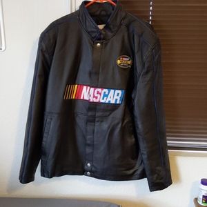 Leather Nascar Jacket Nextel Cup Series